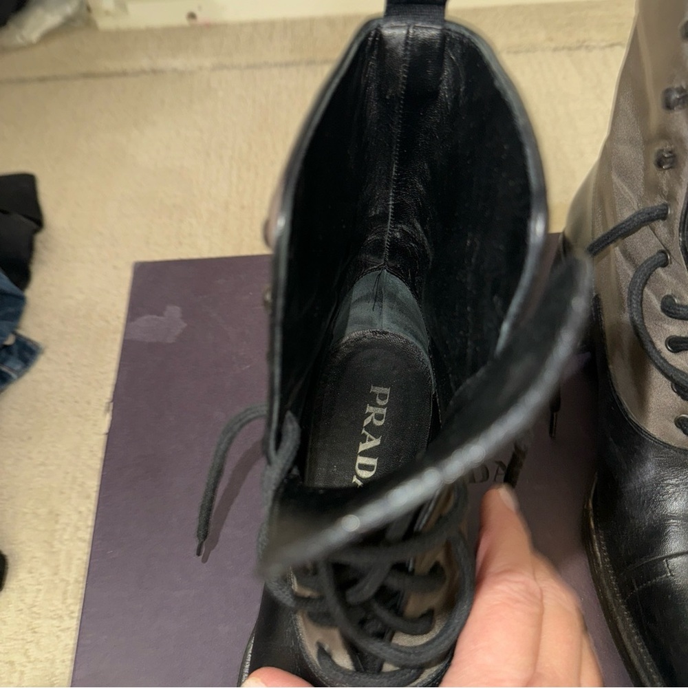 Prada boots. Very beautiful. Worn a few times.